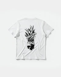 Camiseta Pina Calavera Big Back Regular Basic Blanco