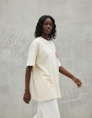 Modelo mide 1,65m y usa talla S