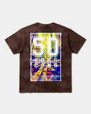 Camiseta Hong Kong Big Back Oversize Acid Marron