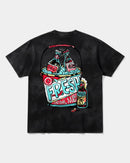 Camiseta Fresh Drink White Pocket Front Oversize Acid Negro