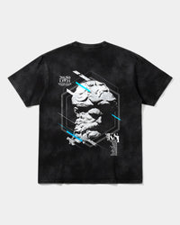 Camiseta Miguel Angel Big Back Oversize Acid Negro