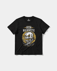Camiseta Iron Mammoth Big Front Regular Basic Negro