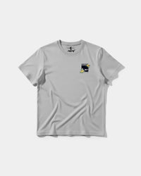 Camiseta Quantic Beach Pocket Front Regular Basic Gris