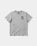 Camiseta Green Kisses Pocket Front Regular Basic Gris