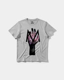 Camiseta Hands M Big Front Regular Basic Gris