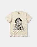 Camiseta Human Lion Big Front Regular Basic Beige