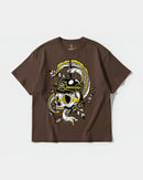 Camiseta Sea Soldier Big Front Oversize Basic Marron