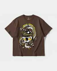 Camiseta Sea Soldier Big Front Oversize Basic Marron