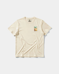 Camiseta Crystal Beach Pocket Front Regular Basic Beige