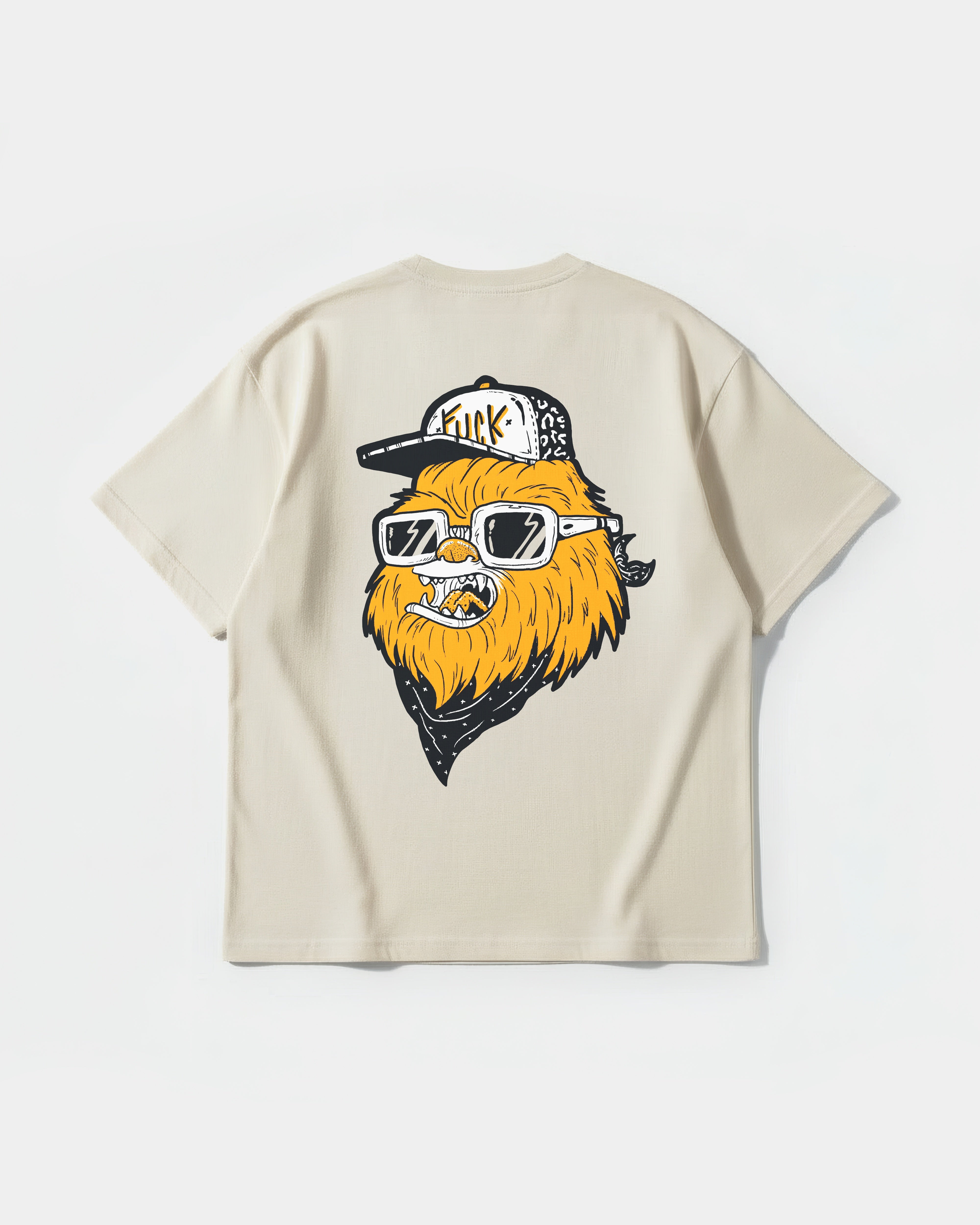 Camiseta Chewie Hippie Big Back Oversize Basic