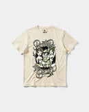 Camiseta Party On Big Front Regular Basic Beige
