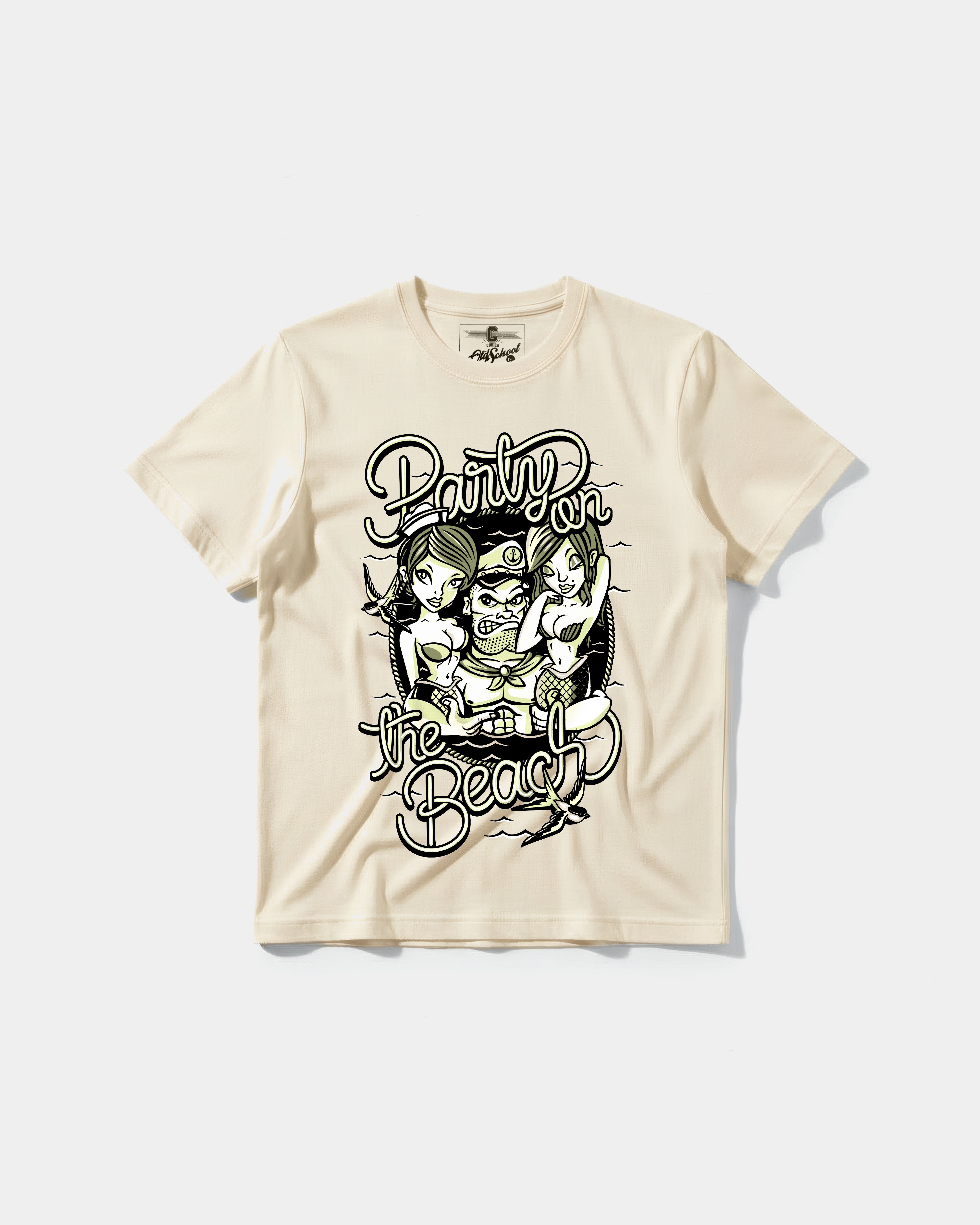 Camiseta Party On Big Front Regular Basic
