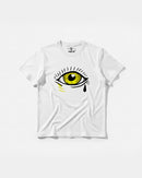 Camiseta Ojo Big Front Regular Basic Blanco
