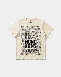 Camiseta The Diamond Big Front Regular Basic Beige