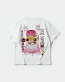 Camiseta The Surfer Beat Big Back Oversize Basic Blanco