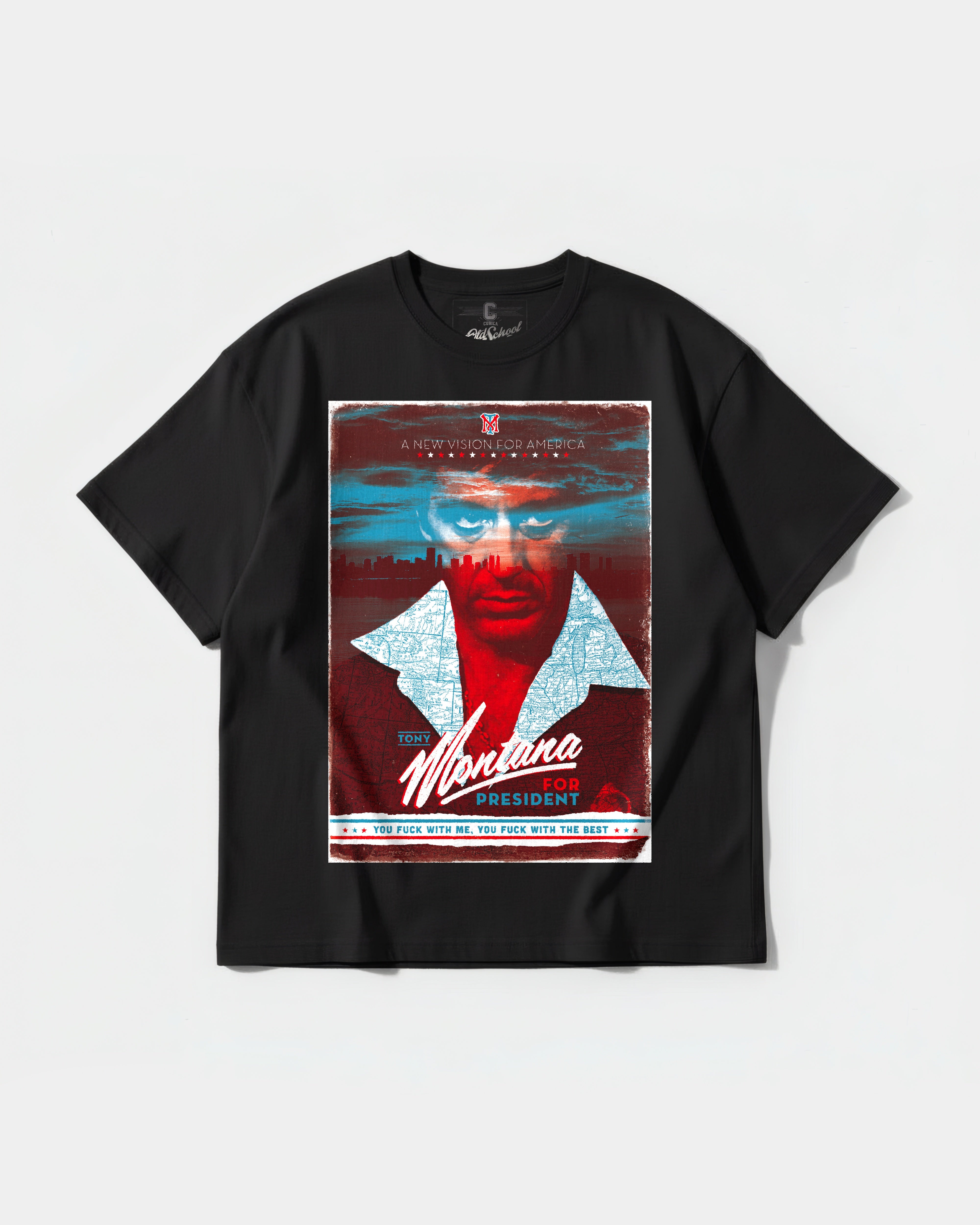 Camiseta Tony Montana Big Front Oversize Basic