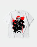 Camiseta Sick Soul Big Front Oversize Basic Blanco