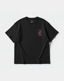 Camiseta Pizza Surf Big Front Oversize Basic Negro