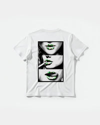 Camiseta Green Kisses Big Back Regular Basic Blanco