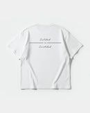 Camiseta Piensa Mas Big Back Oversize Basic Blanco