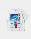 Camiseta Life Is Pleasant Big Front Oversize Basic Blanco