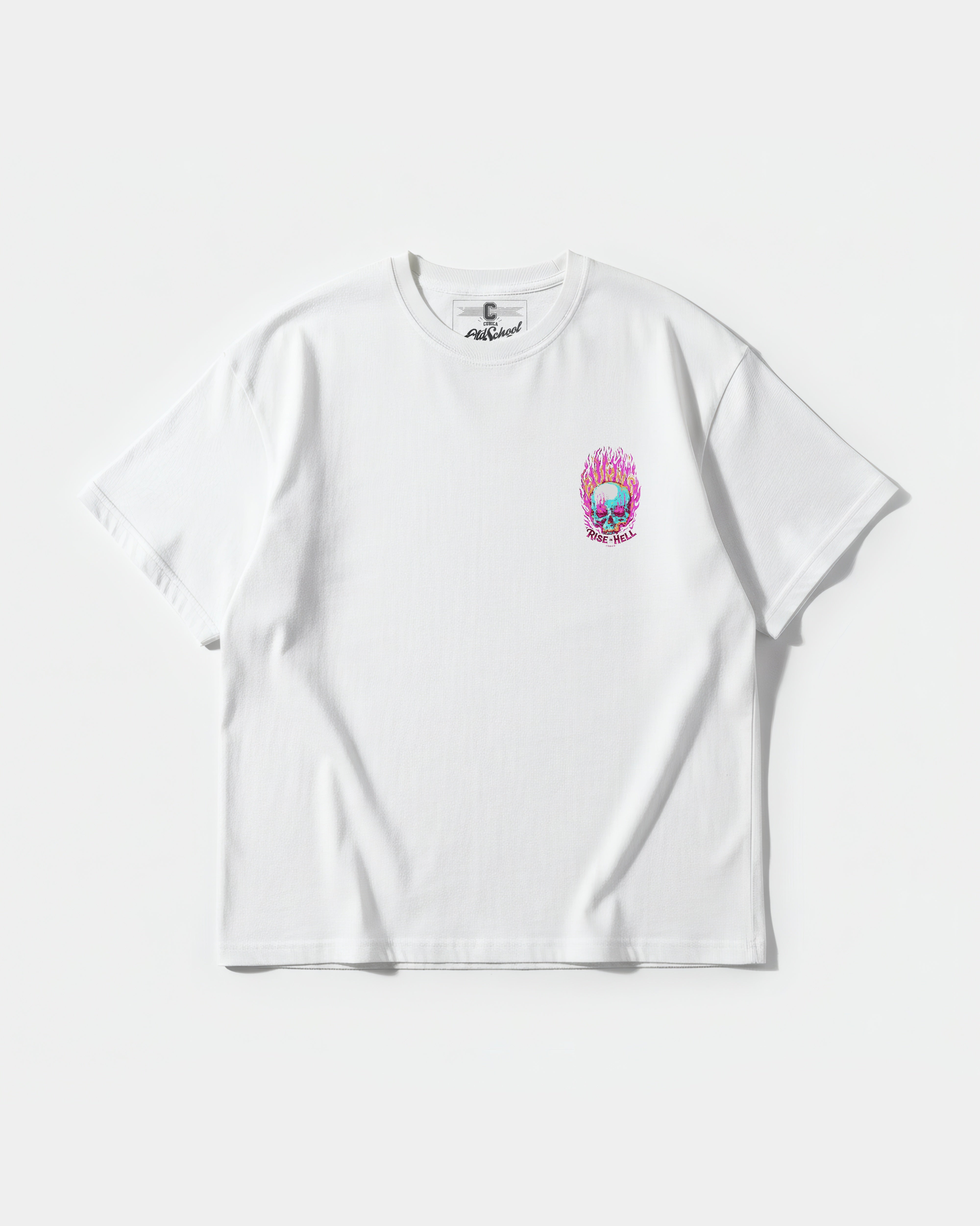 Camiseta Rise In Hell Big Pocket Oversize Basic