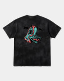 Camiseta Crazy Paloma Big Back Oversize Acid Negro