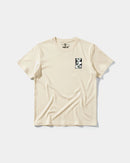 Camiseta Green Kisses Pocket Front Regular Basic Beige