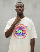 Modelo mide 1,85m y usa talla L