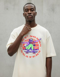Modelo mide 1,85m y usa talla L