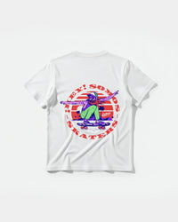 Camiseta Somos Skater Pocket Front Regular Basic Blanco