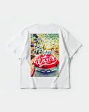 Camiseta Enjoy The World Big Back Oversize Basic Blanco