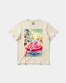 Camiseta Enjoy The World Big Front Regular Basic Beige
