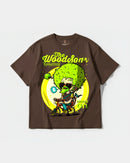 Camiseta The Woodsons White Big Front Oversize Basic Marron