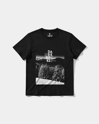 Camiseta Dark Risk White Big Front Regular Basic Negro