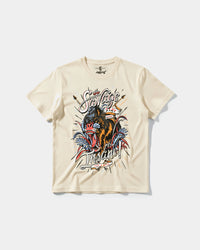 Camiseta The Savage Big Front Regular Basic Beige