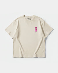 Camiseta Tokio 2050 Big Back Oversize Basic Beige