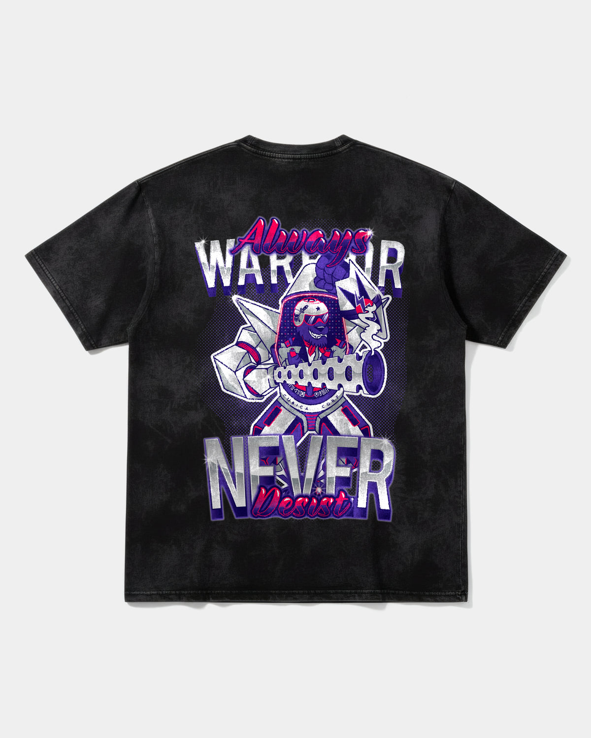 Camiseta Warrior Big Back Oversize Acid