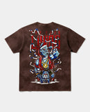 Camiseta Mummra Big Back Oversize Acid Marron