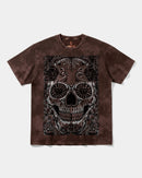 Camiseta Catrina Big Front Oversize Acid Marron