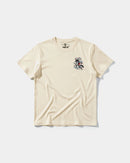 Camiseta Skater Cat Pocket Front Regular Basic Beige