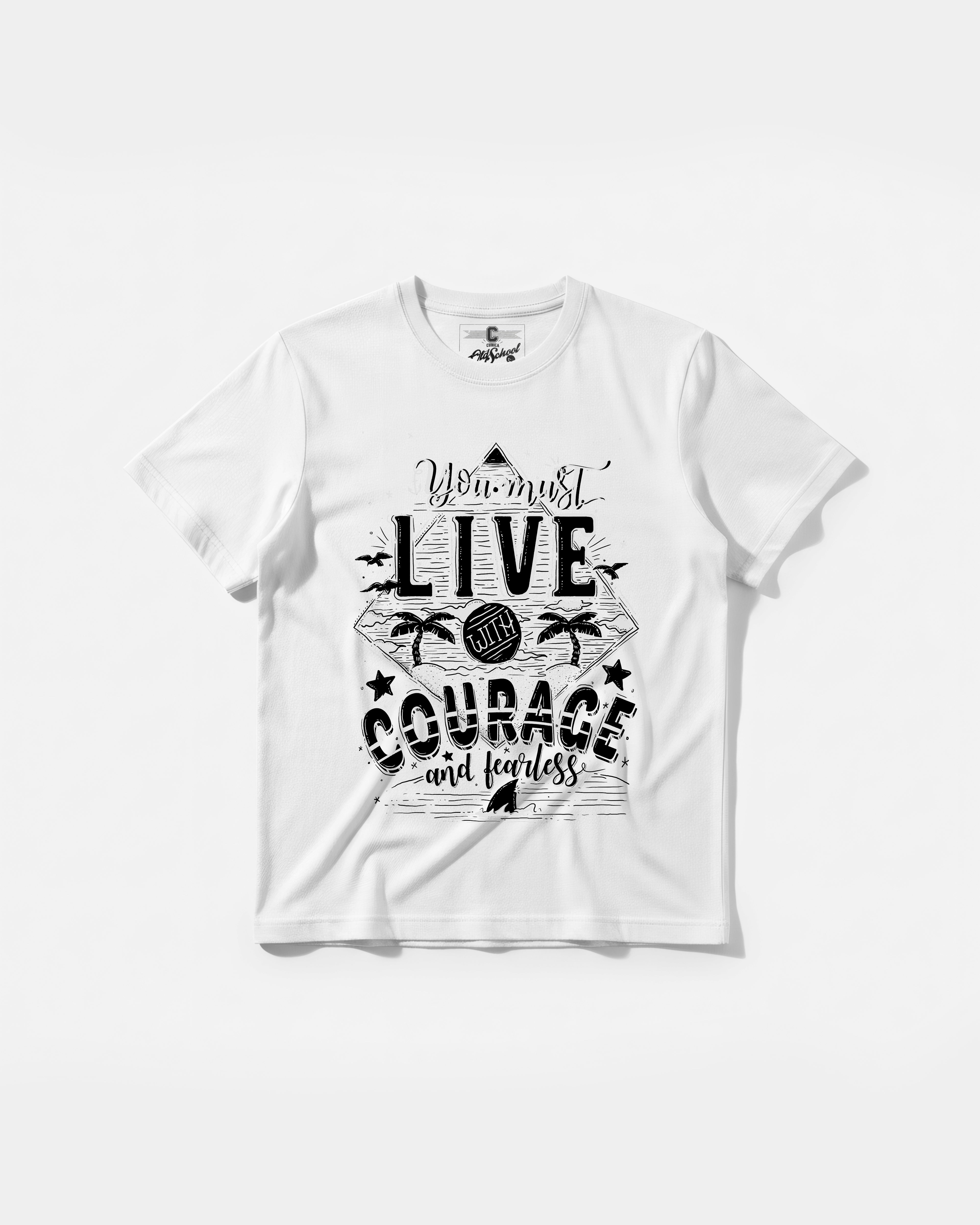 Camiseta You Must Live Big Front Regular Basic