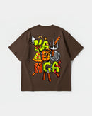 Camiseta Kawabonga Big Back Oversize Basic Marron