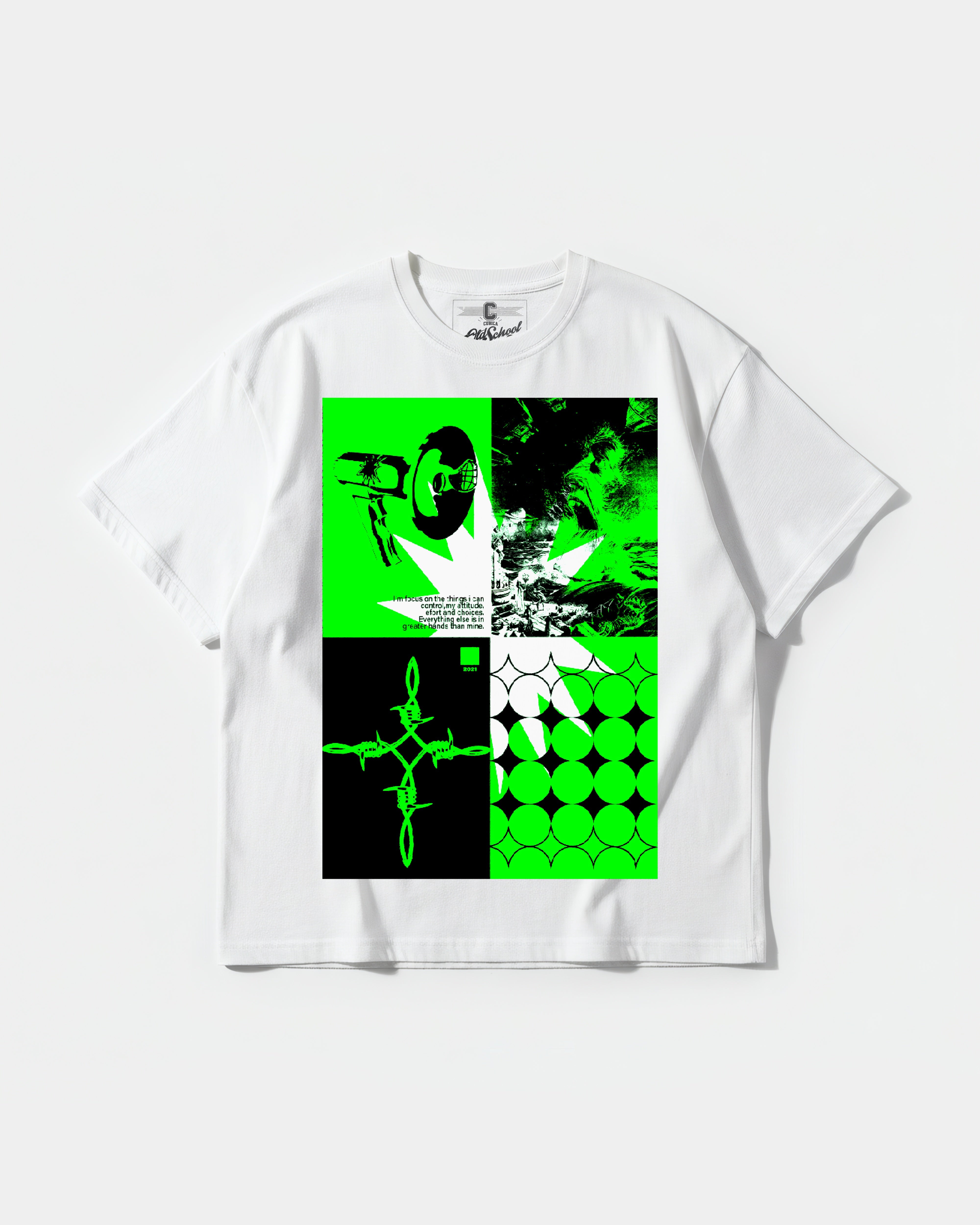 Future Noise Big Front Oversize Basic T-shirt