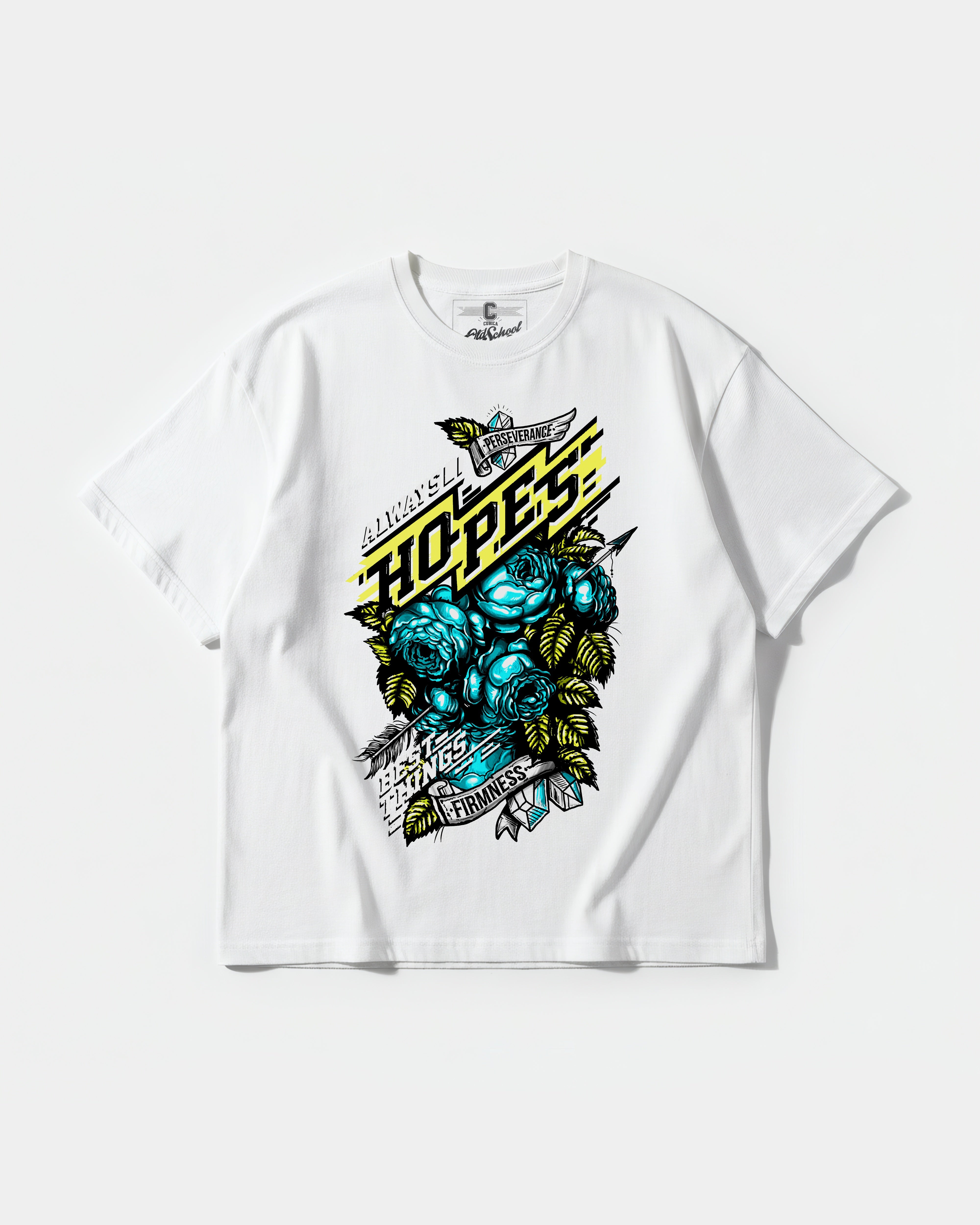 Camiseta Hopes Big Front Oversize Basic