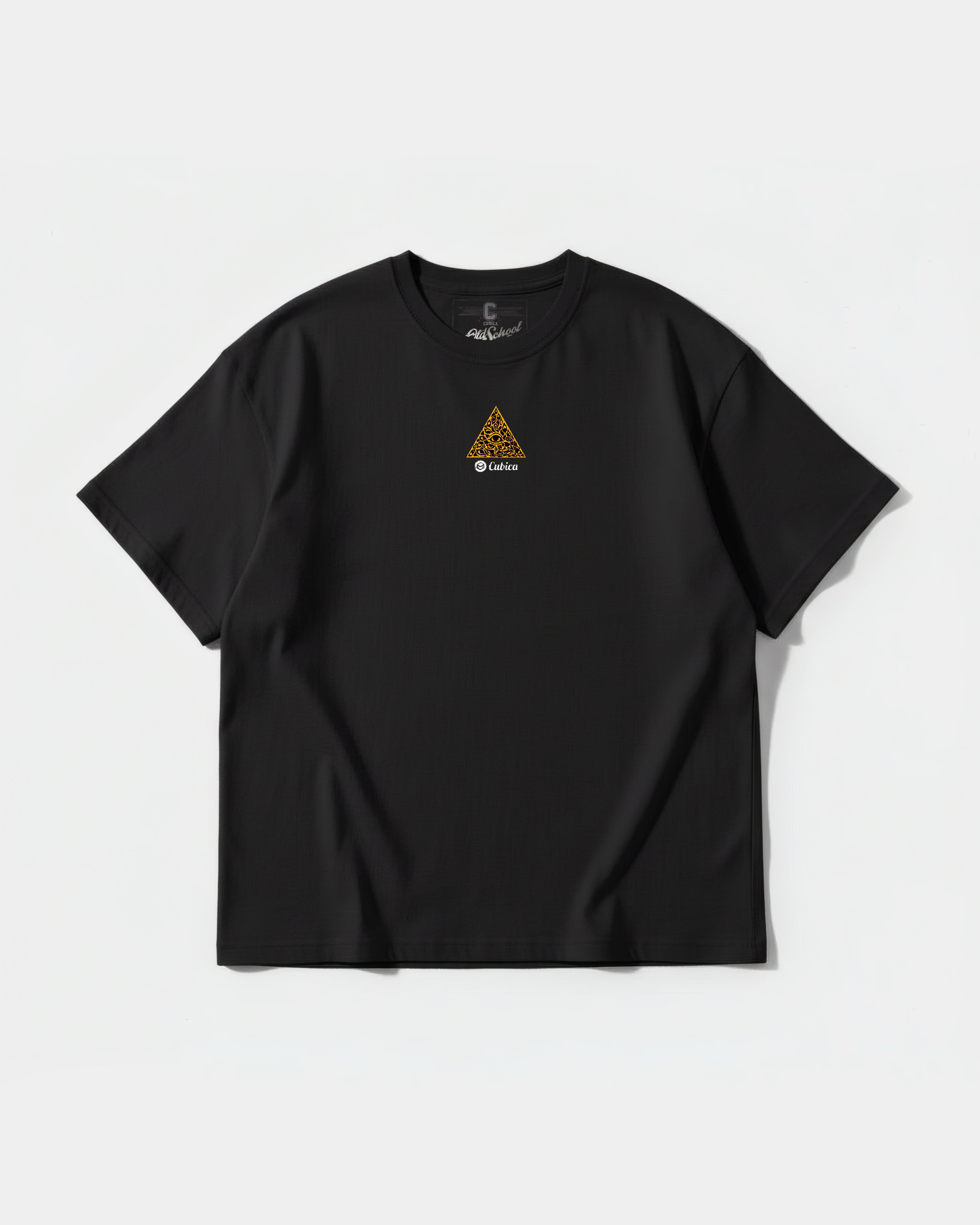 Camiseta Cubica Iluminati Chest Front Oversize Basic