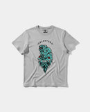 Camiseta Calentura Oso Polar Big Front Regular Basic Gris