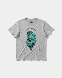 Camiseta Calentura Oso Polar Big Front Regular Basic Gris