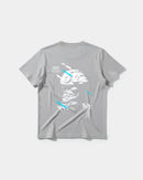 Camiseta Miguel Angel Big Back Regular Basic Gris