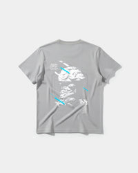 Camiseta Miguel Angel Big Back Regular Basic Gris